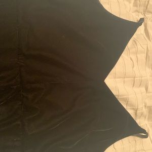 Banana Republic black velvet jumpsuit